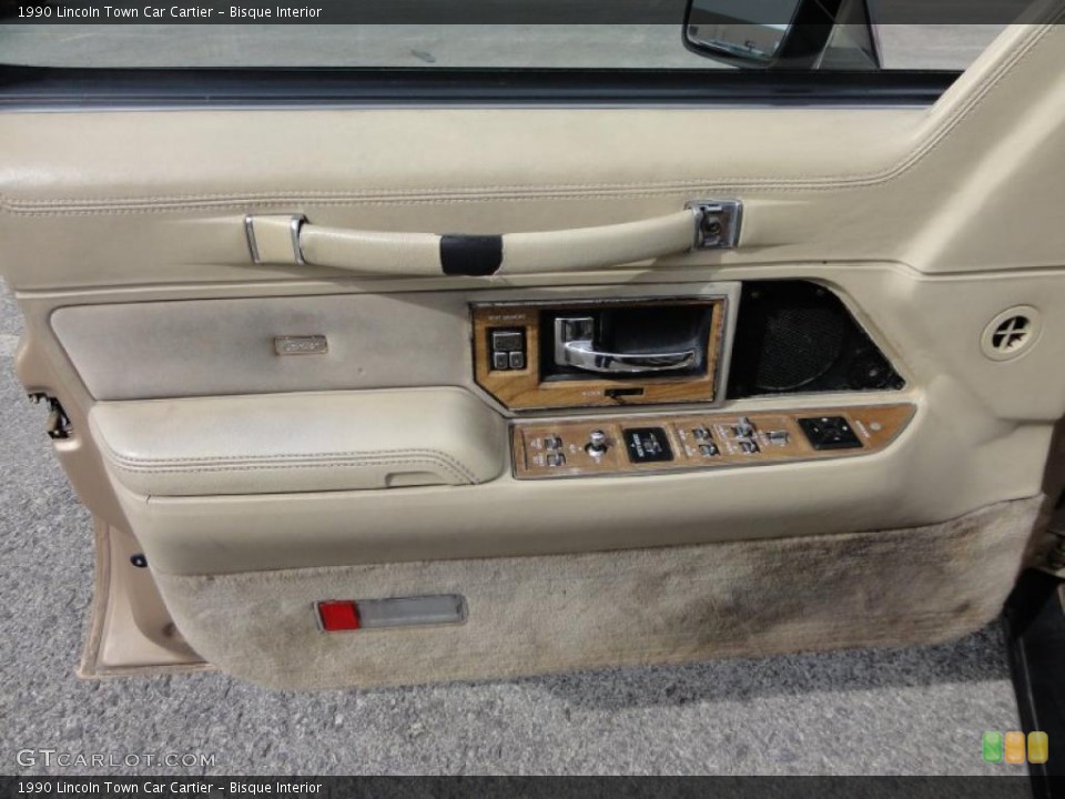 Bisque Interior Door Panel for the 1990 Lincoln Town Car Cartier #46341189