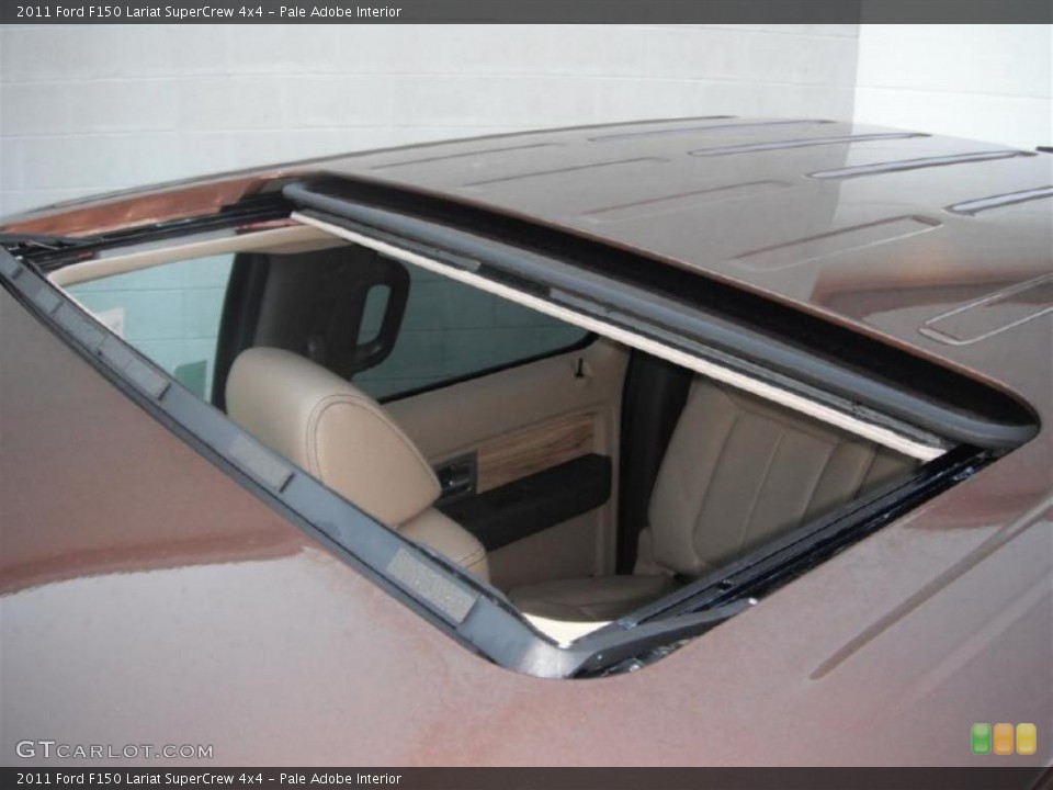 Pale Adobe Interior Sunroof for the 2011 Ford F150 Lariat SuperCrew 4x4 #46341576