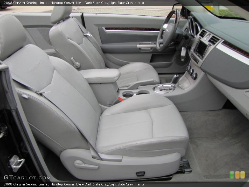 Dark Slate Gray/Light Slate Gray Interior Photo for the 2008 Chrysler Sebring Limited Hardtop Convertible #46341657