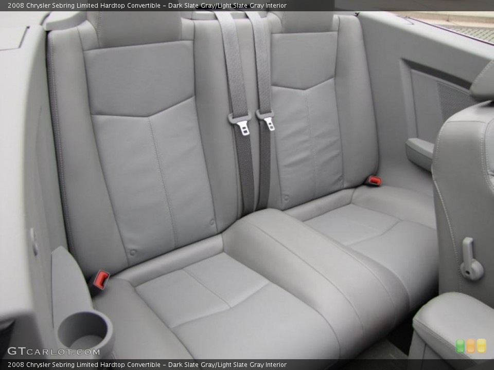 Dark Slate Gray/Light Slate Gray Interior Photo for the 2008 Chrysler Sebring Limited Hardtop Convertible #46341663