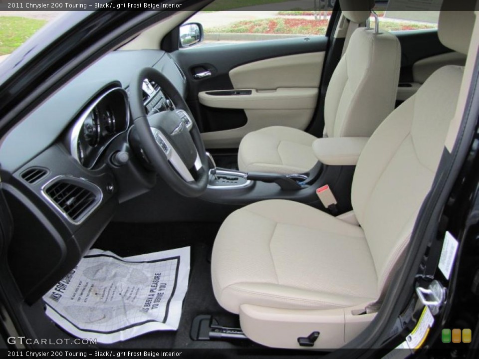 Black/Light Frost Beige Interior Photo for the 2011 Chrysler 200 Touring #46343166