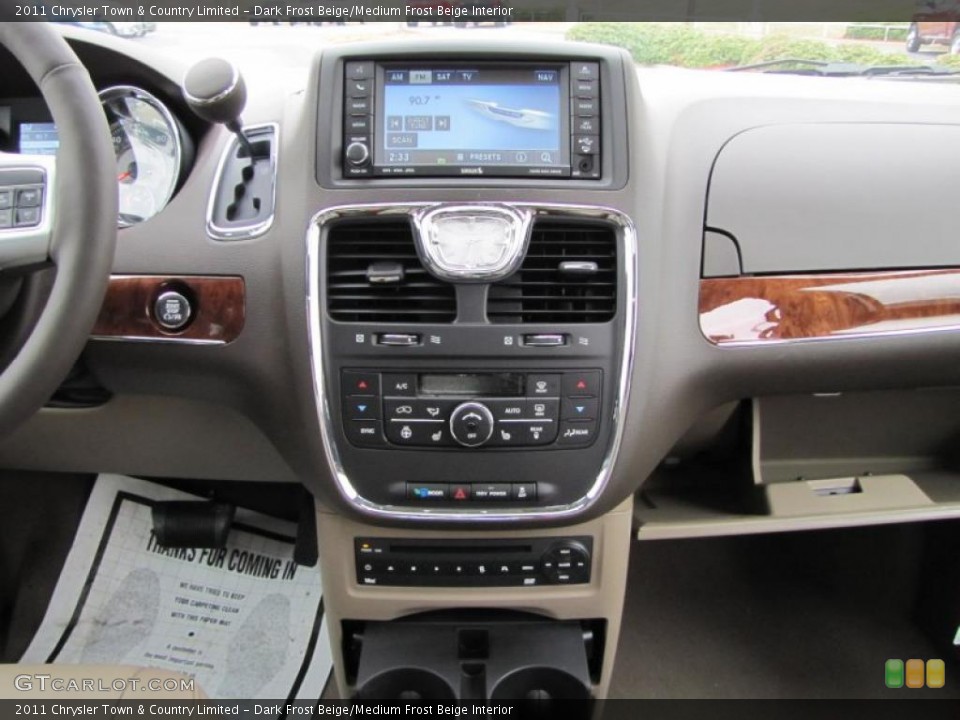 Dark Frost Beige/Medium Frost Beige Interior Dashboard for the 2011 Chrysler Town & Country Limited #46343484