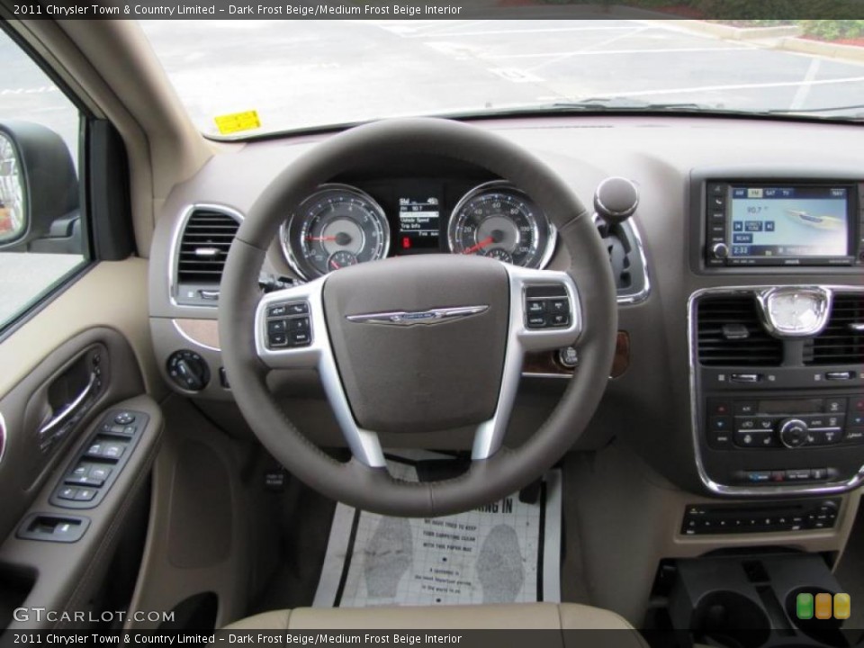 Dark Frost Beige/Medium Frost Beige Interior Steering Wheel for the 2011 Chrysler Town & Country Limited #46343487