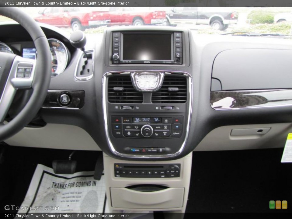 Black/Light Graystone Interior Dashboard for the 2011 Chrysler Town & Country Limited #46343559