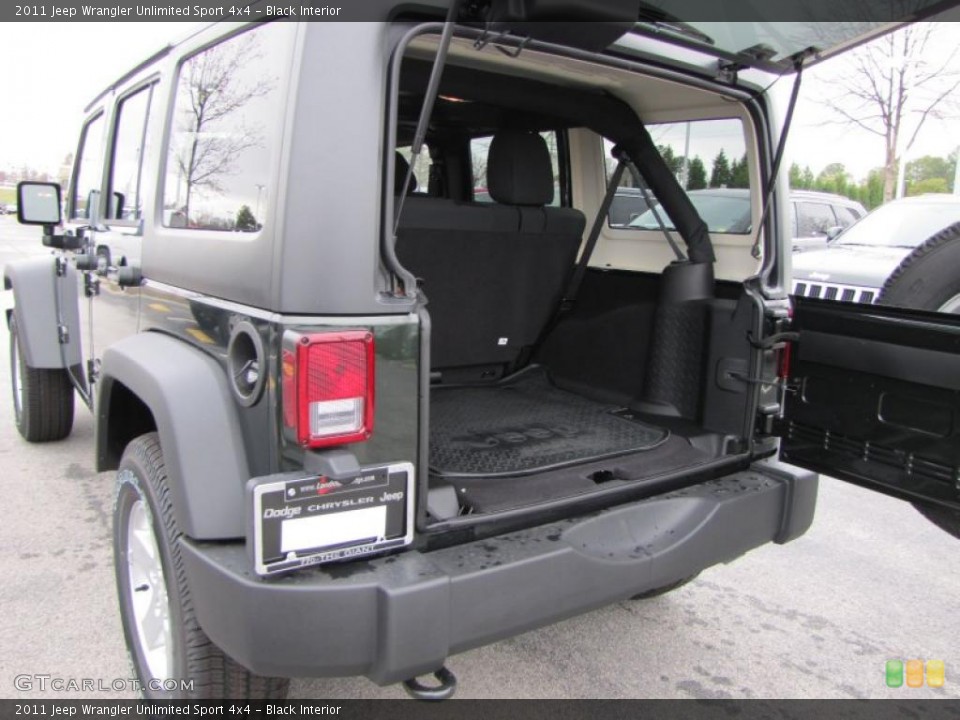 Black Interior Trunk for the 2011 Jeep Wrangler Unlimited Sport 4x4 #46343598