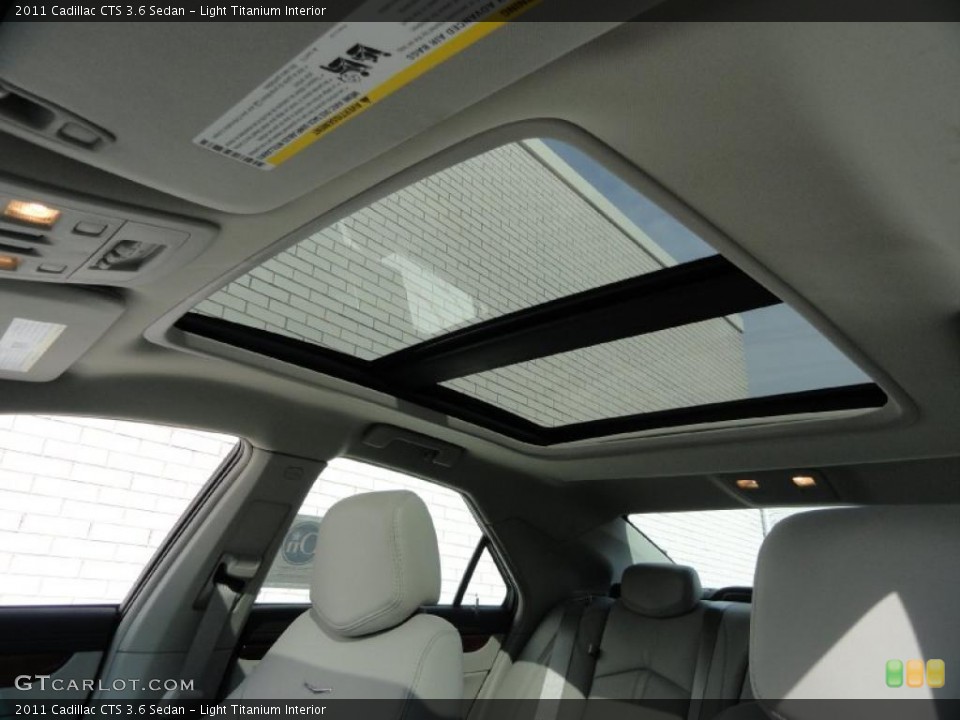 Light Titanium Interior Sunroof for the 2011 Cadillac CTS 3.6 Sedan #46345871