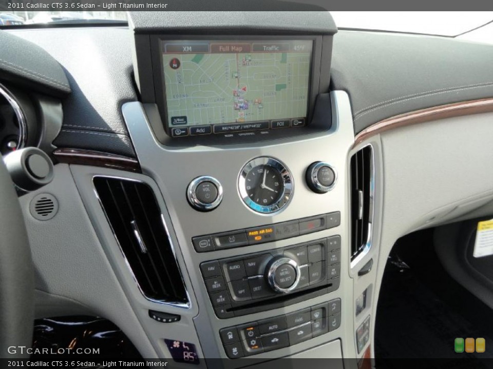 Light Titanium Interior Controls for the 2011 Cadillac CTS 3.6 Sedan #46345964