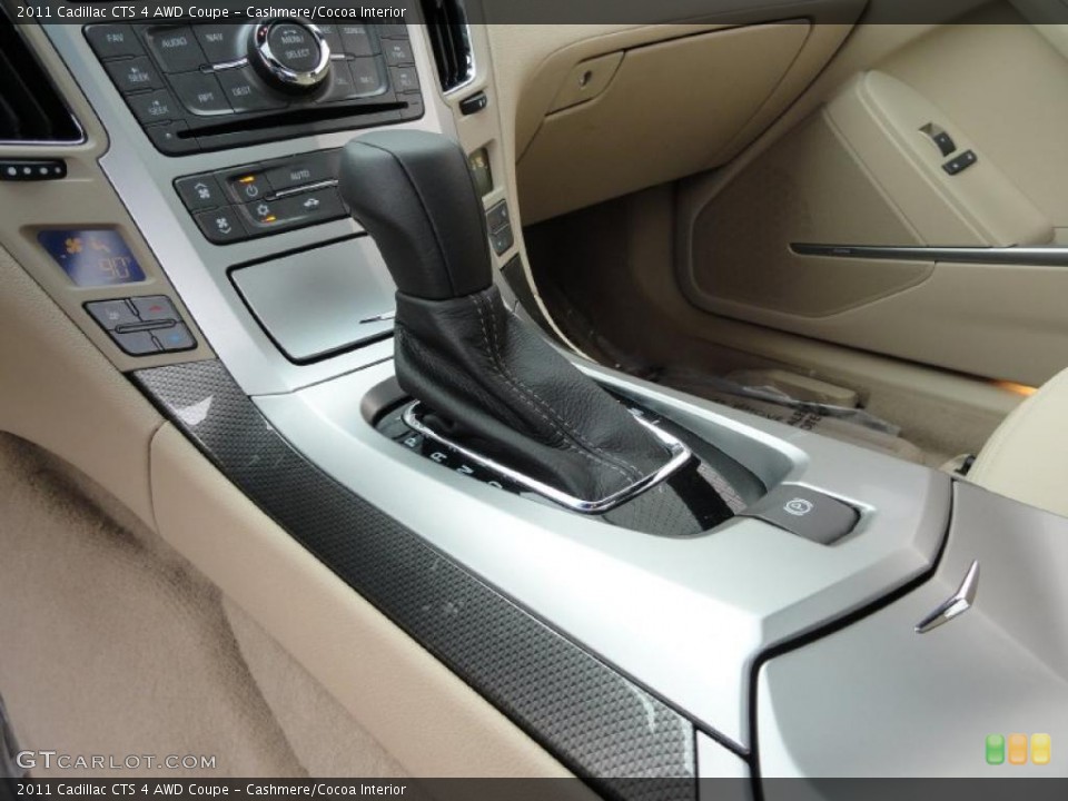 Cashmere/Cocoa Interior Transmission for the 2011 Cadillac CTS 4 AWD Coupe #46346495