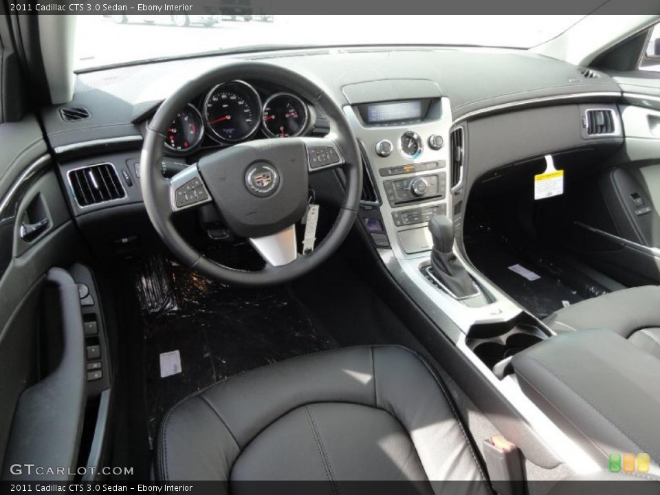 Ebony Interior Dashboard for the 2011 Cadillac CTS 3.0 Sedan #46346768