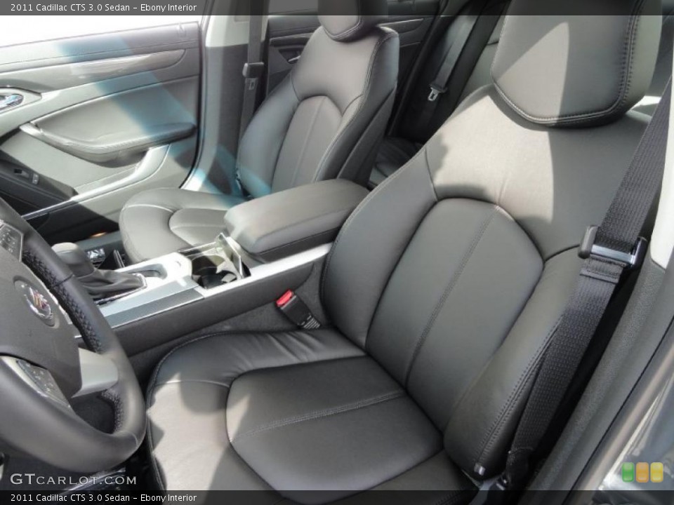 Ebony Interior Photo for the 2011 Cadillac CTS 3.0 Sedan #46346798