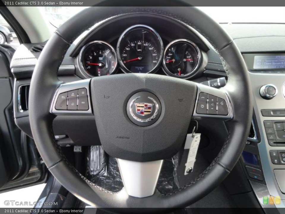 Ebony Interior Gauges for the 2011 Cadillac CTS 3.0 Sedan #46346834
