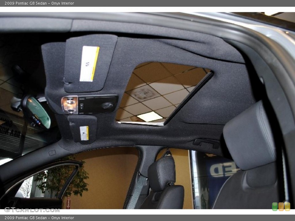 Onyx Interior Sunroof for the 2009 Pontiac G8 Sedan #46348307