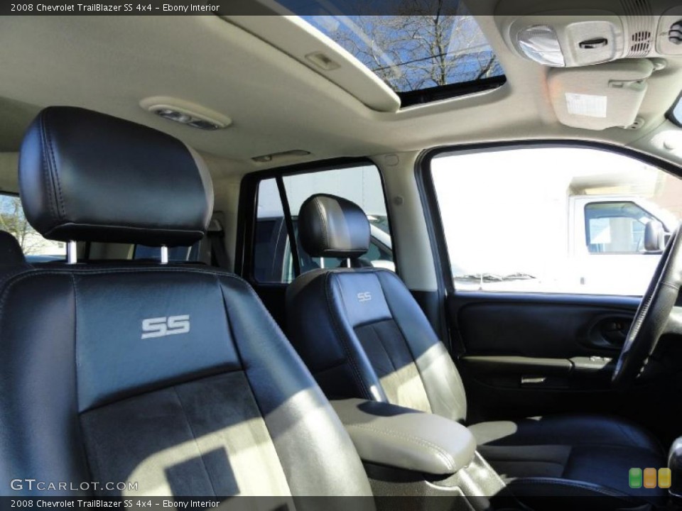 Ebony Interior Photo for the 2008 Chevrolet TrailBlazer SS 4x4 #46351862