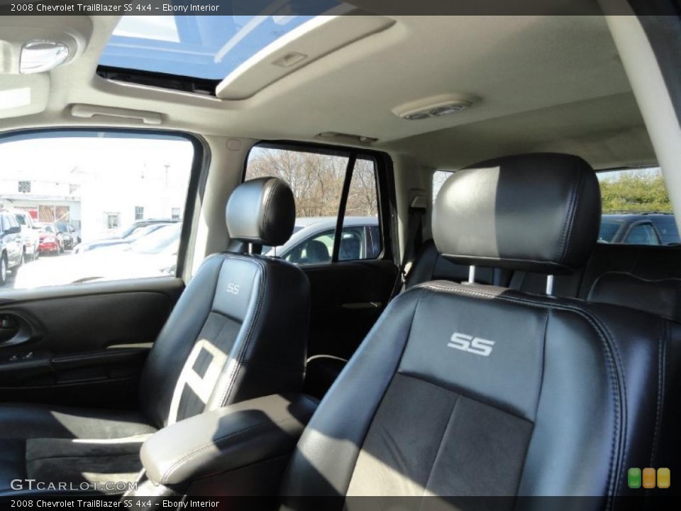 Ebony Interior Photo for the 2008 Chevrolet TrailBlazer SS 4x4 #46351868