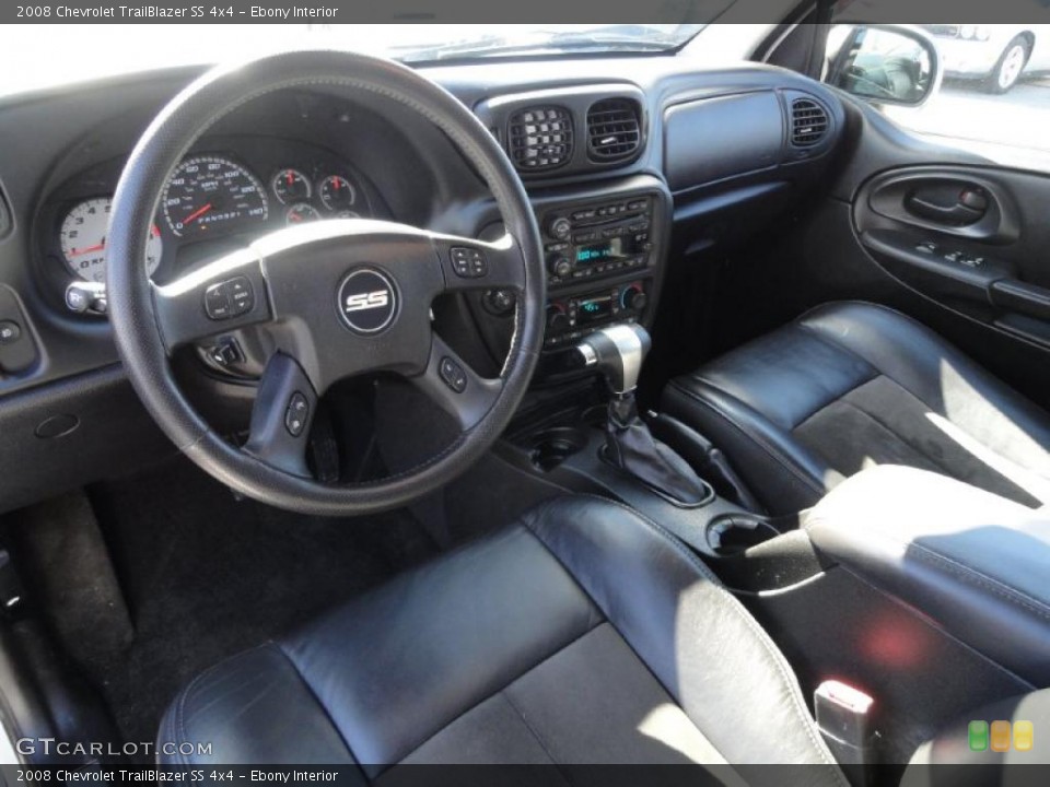 Ebony Interior Prime Interior for the 2008 Chevrolet TrailBlazer SS 4x4 #46351877