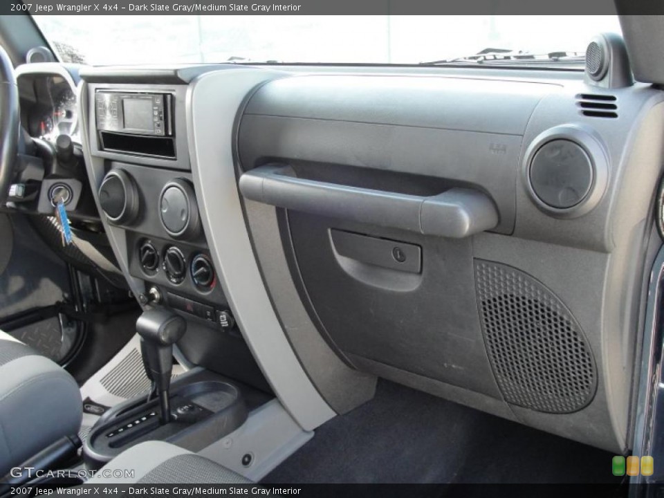 Dark Slate Gray/Medium Slate Gray Interior Photo for the 2007 Jeep Wrangler X 4x4 #46353182