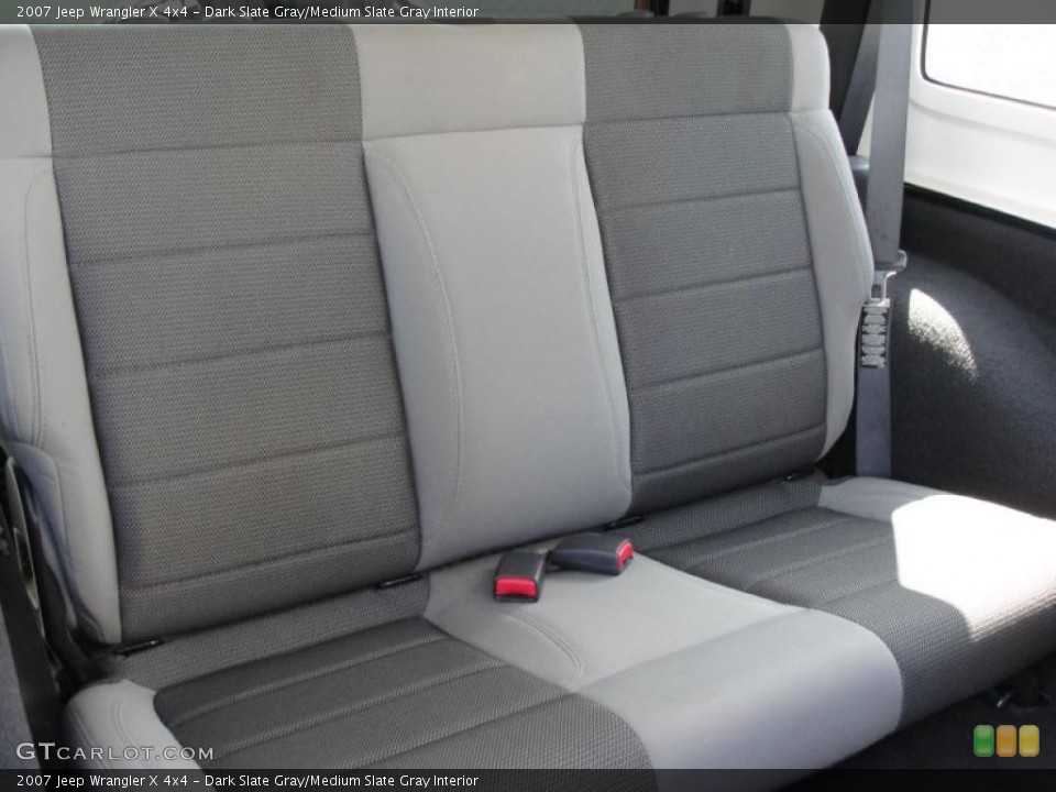 Dark Slate Gray/Medium Slate Gray Interior Photo for the 2007 Jeep Wrangler X 4x4 #46353194