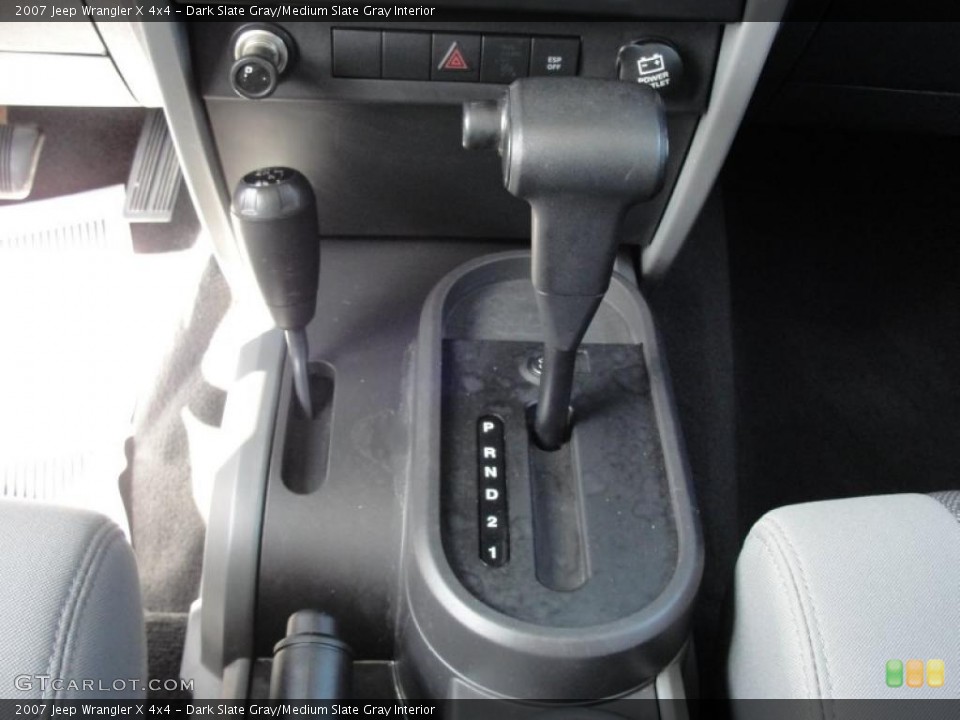 Dark Slate Gray/Medium Slate Gray Interior Transmission for the 2007 Jeep Wrangler X 4x4 #46353293