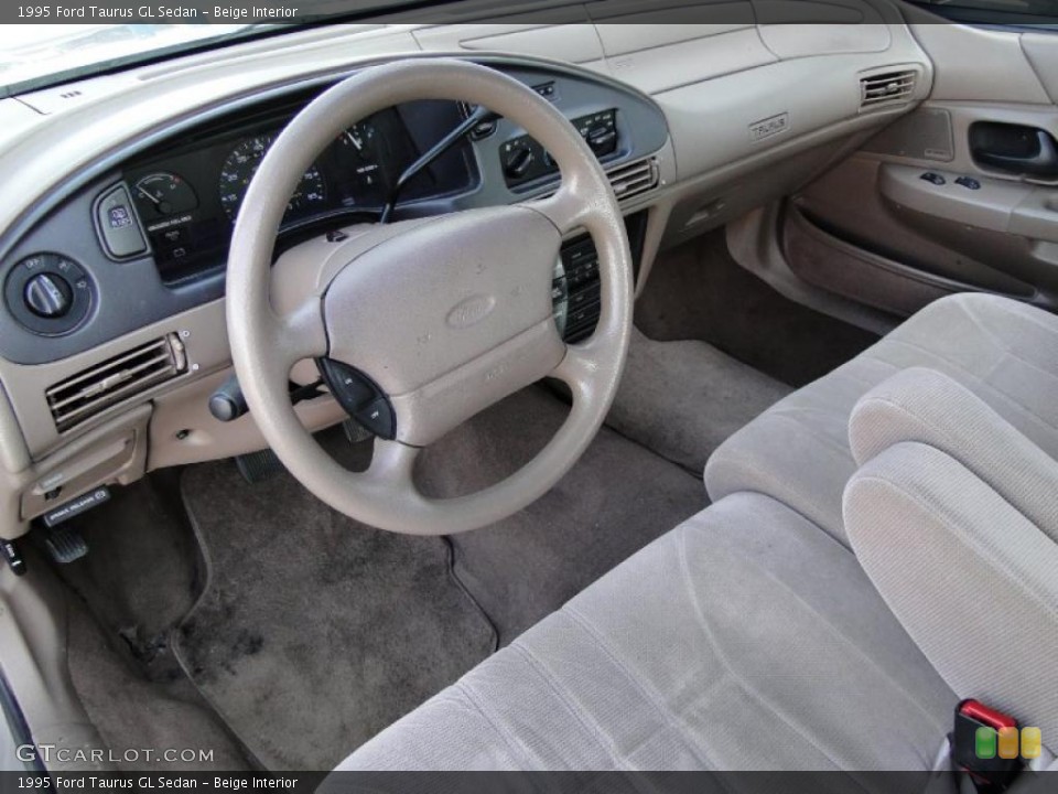 Beige 1995 Ford Taurus Interiors