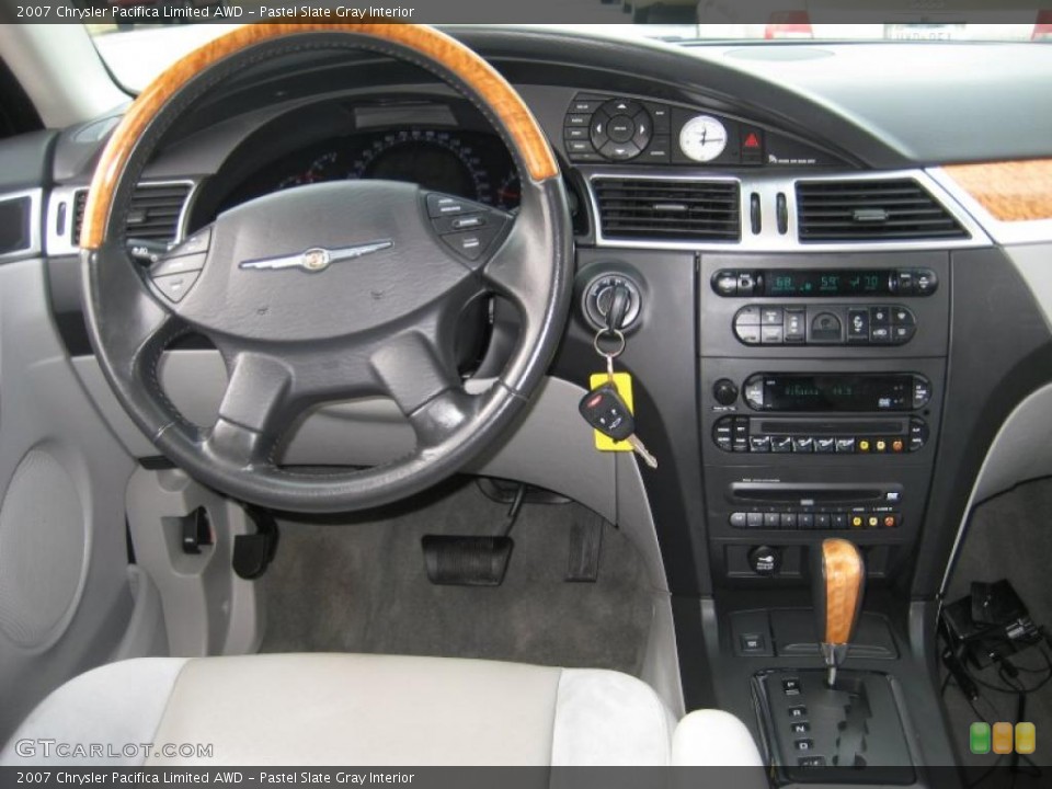 Pastel Slate Gray Interior Dashboard for the 2007 Chrysler Pacifica Limited AWD #46354382