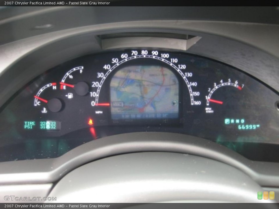Pastel Slate Gray Interior Gauges for the 2007 Chrysler Pacifica Limited AWD #46354439