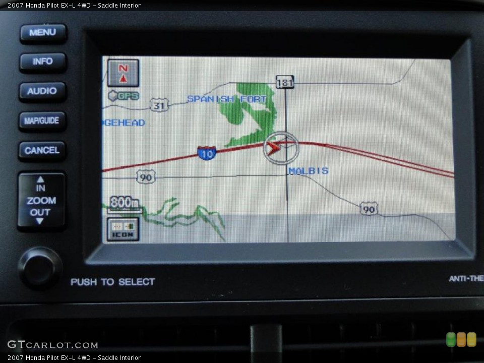 Saddle Interior Navigation for the 2007 Honda Pilot EX-L 4WD #46355024
