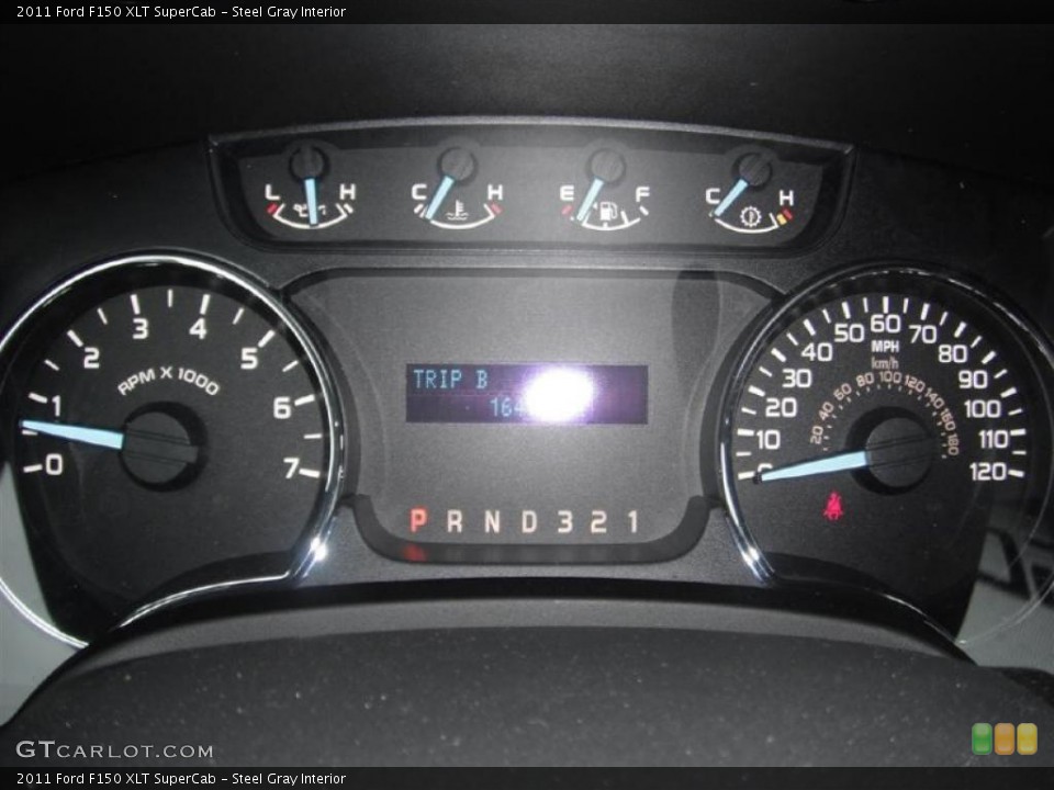 Steel Gray Interior Gauges for the 2011 Ford F150 XLT SuperCab #46357406