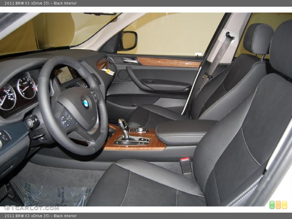 Black Interior Photo for the 2011 BMW X3 xDrive 35i #46357802