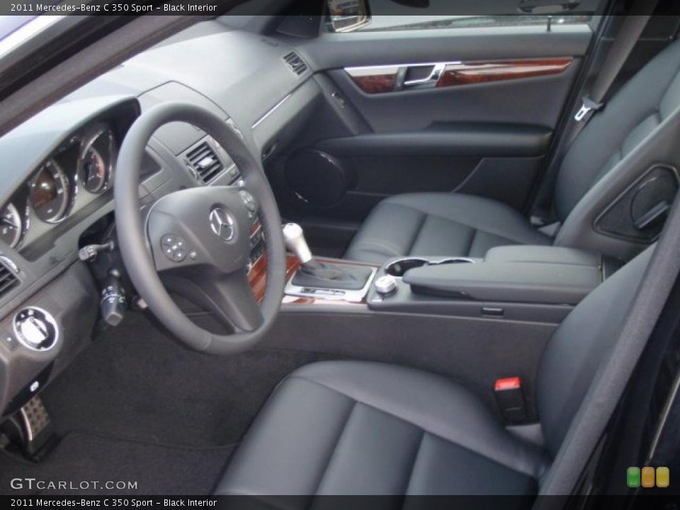 Black Interior Photo for the 2011 Mercedes-Benz C 350 Sport #46361552