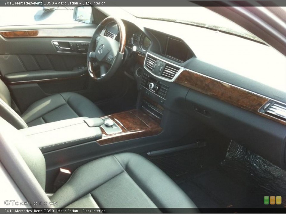 Black Interior Photo for the 2011 Mercedes-Benz E 350 4Matic Sedan #46361897