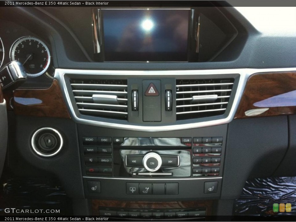 Black Interior Controls for the 2011 Mercedes-Benz E 350 4Matic Sedan #46361909