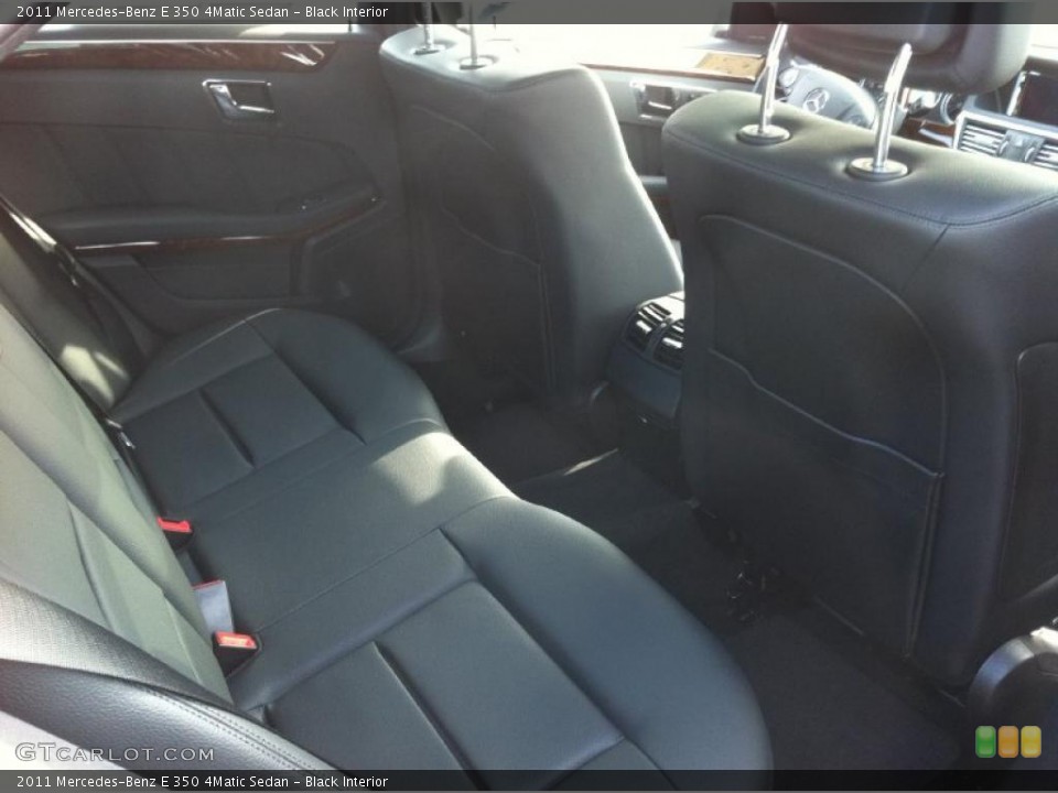 Black Interior Photo for the 2011 Mercedes-Benz E 350 4Matic Sedan #46361918