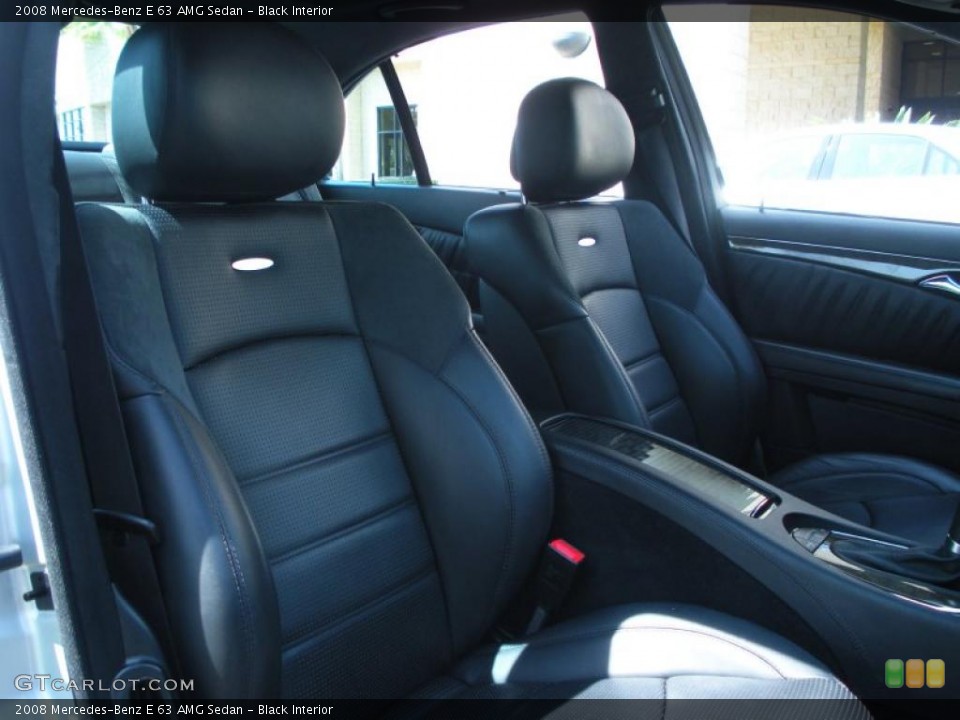 Black Interior Photo for the 2008 Mercedes-Benz E 63 AMG Sedan #46362356