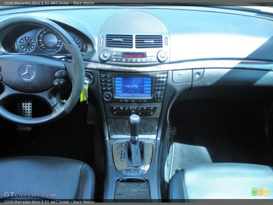 Black Interior Dashboard for the 2008 Mercedes-Benz E 63 AMG Sedan #46362380