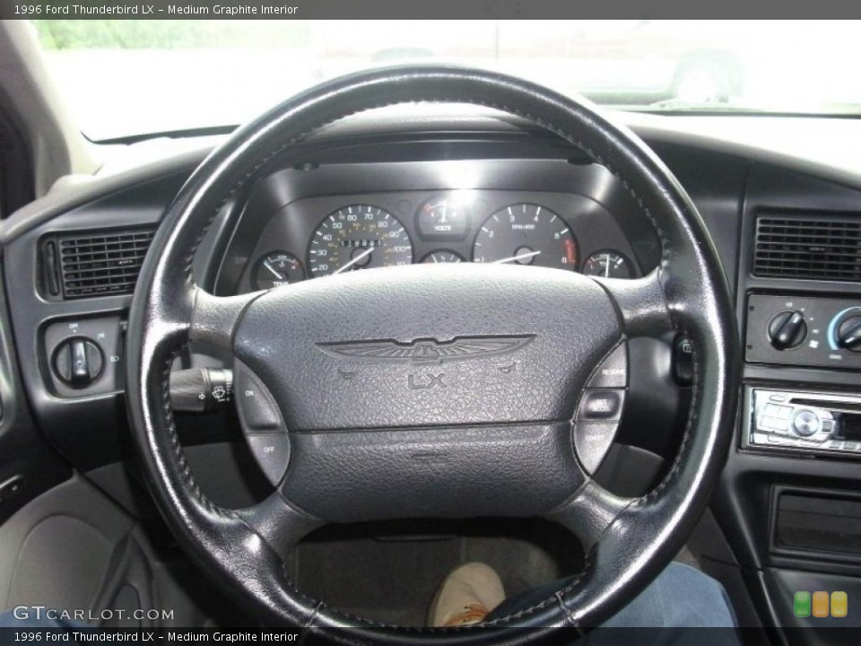 Medium Graphite Interior Steering Wheel for the 1996 Ford Thunderbird LX #46364168