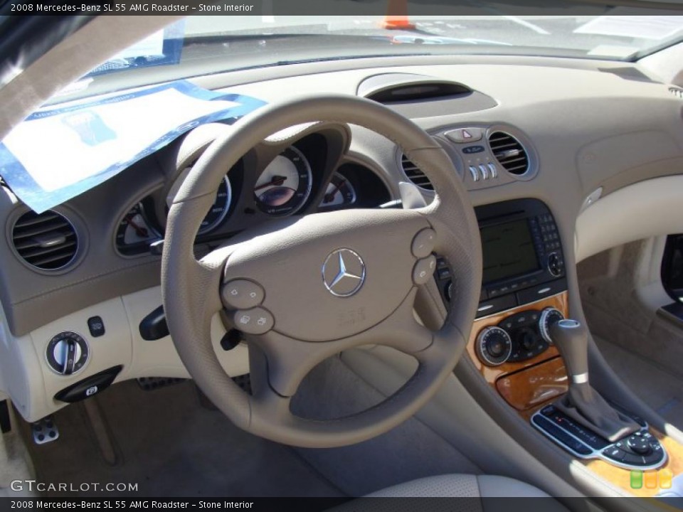 Stone Interior Photo for the 2008 Mercedes-Benz SL 55 AMG Roadster #46365533