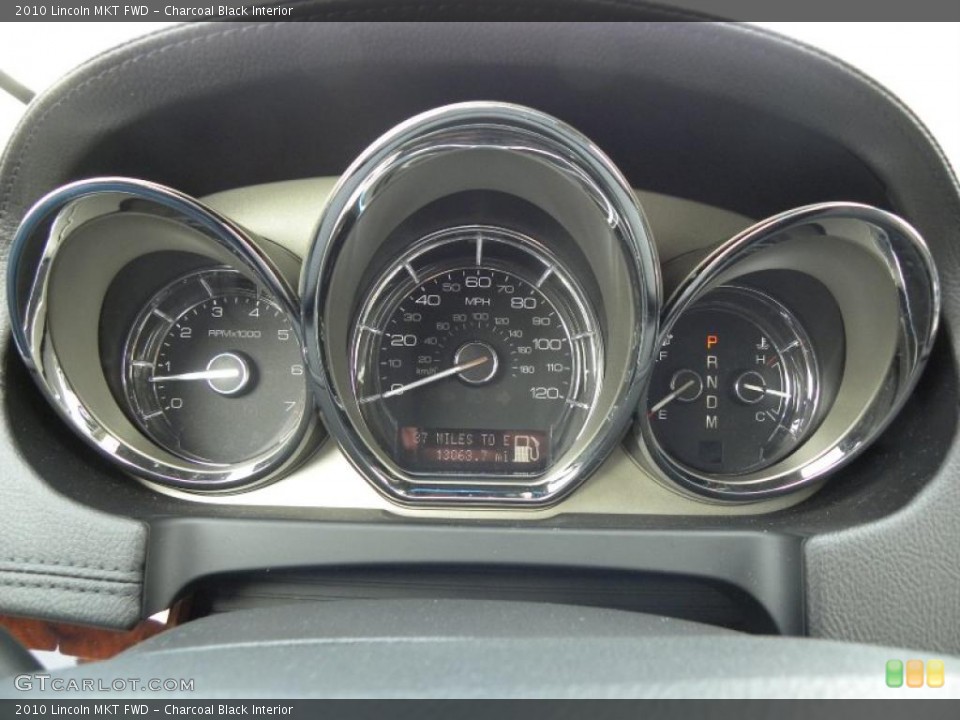 Charcoal Black Interior Gauges for the 2010 Lincoln MKT FWD #46367610