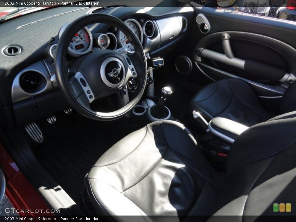 Panther Black Interior Photo for the 2003 Mini Cooper S Hardtop #46367640