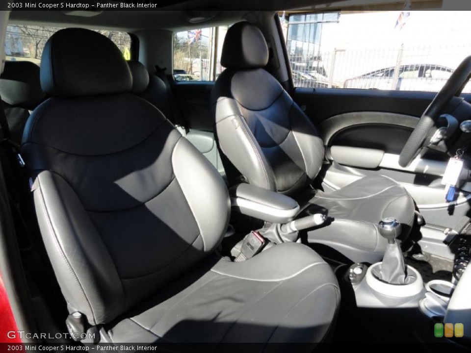 Panther Black Interior Photo for the 2003 Mini Cooper S Hardtop #46367703
