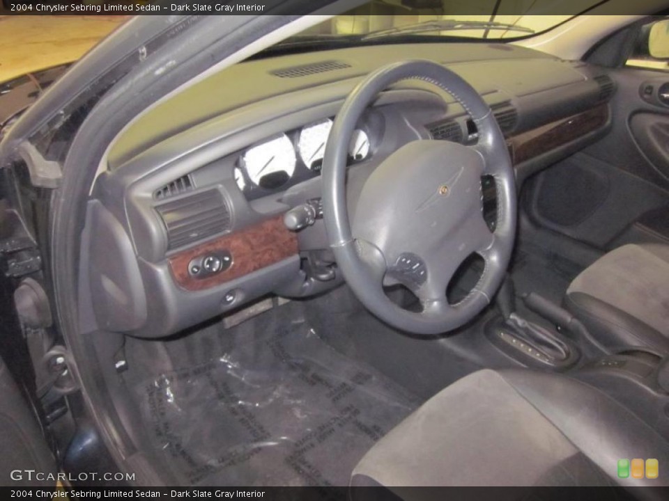 Dark Slate Gray Interior Prime Interior for the 2004 Chrysler Sebring Limited Sedan #46370265