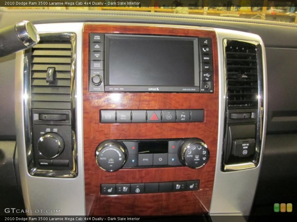 Dark Slate Interior Controls for the 2010 Dodge Ram 3500 Laramie Mega Cab 4x4 Dually #46371495