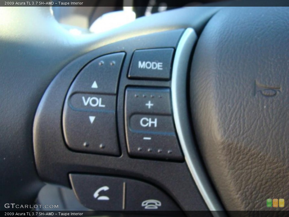 Taupe Interior Controls for the 2009 Acura TL 3.7 SH-AWD #46373103