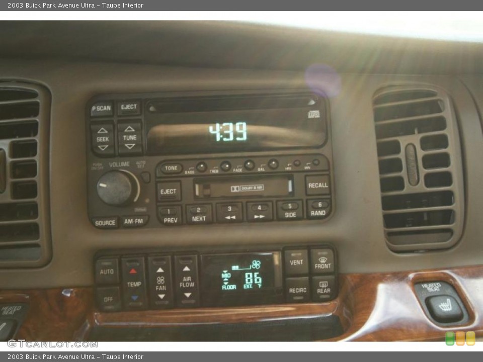 Taupe Interior Controls for the 2003 Buick Park Avenue Ultra #46373664