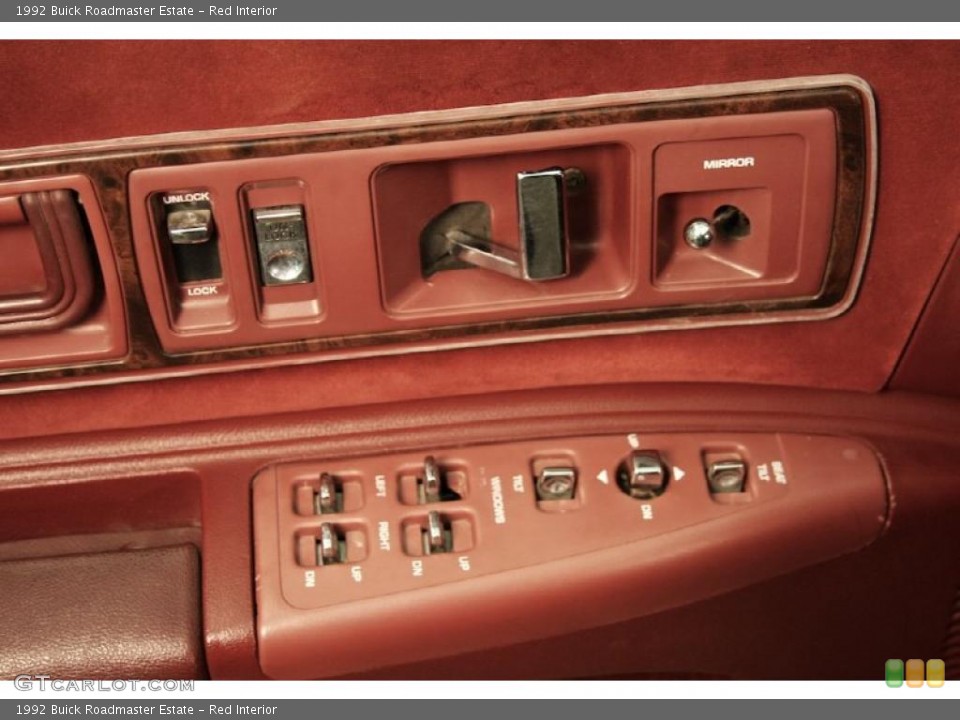 Red Interior Controls for the 1992 Buick Roadmaster Estate #46374297