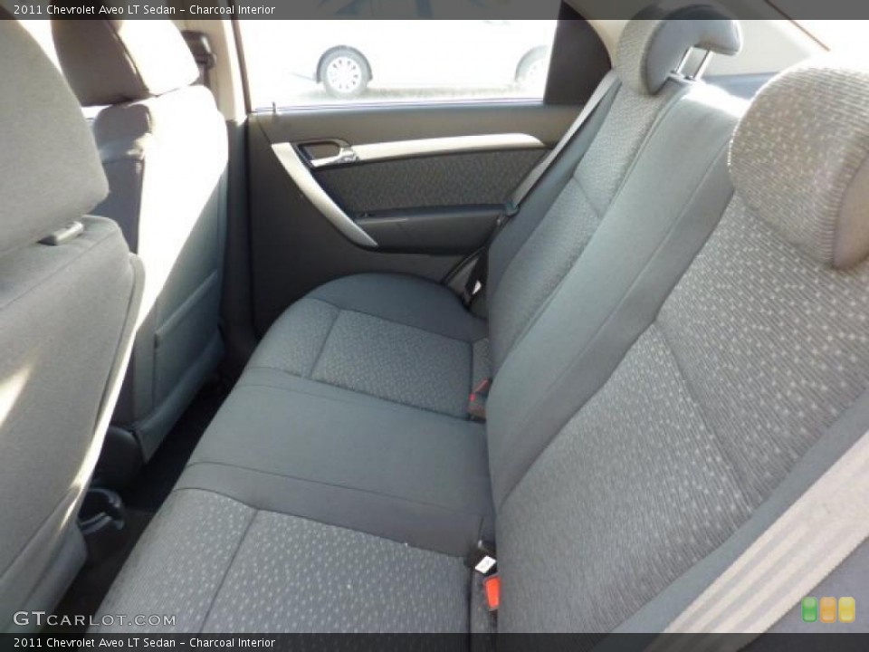 Charcoal Interior Photo for the 2011 Chevrolet Aveo LT Sedan #46376292