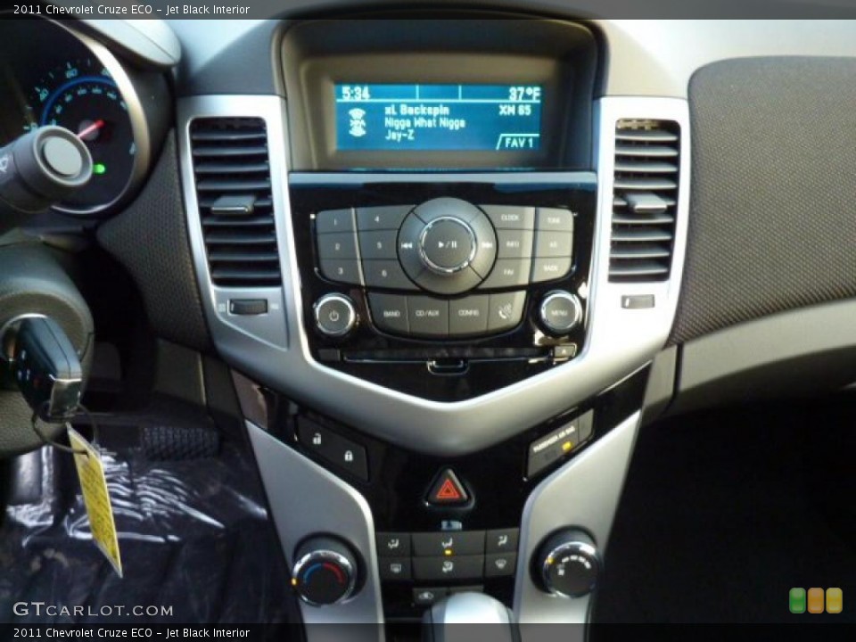 Jet Black Interior Controls for the 2011 Chevrolet Cruze ECO #46376475