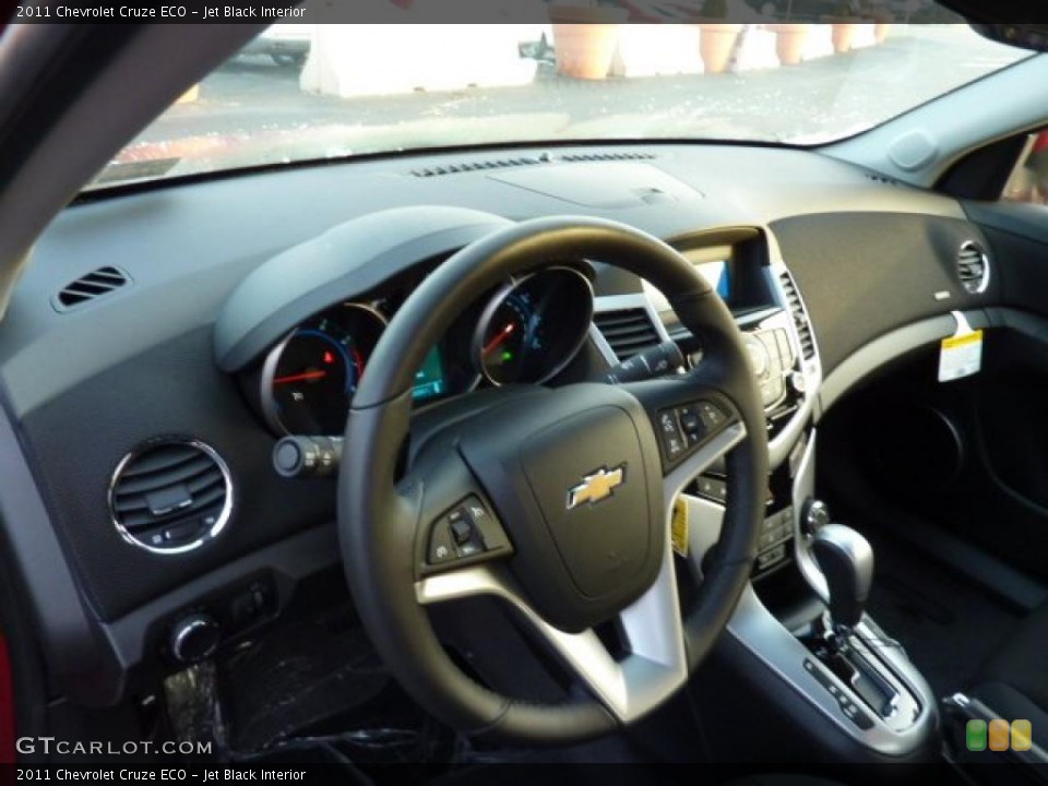 Jet Black Interior Dashboard for the 2011 Chevrolet Cruze ECO #46377696