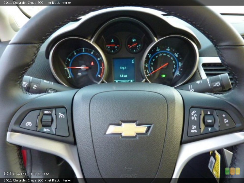 Jet Black Interior Controls for the 2011 Chevrolet Cruze ECO #46377729