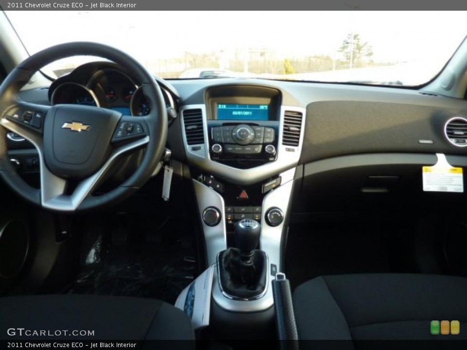 Jet Black Interior Dashboard for the 2011 Chevrolet Cruze ECO #46378032