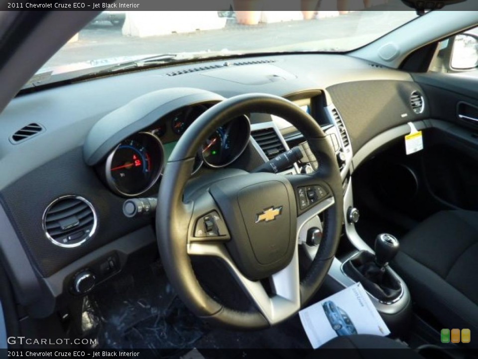 Jet Black Interior Dashboard for the 2011 Chevrolet Cruze ECO #46378062